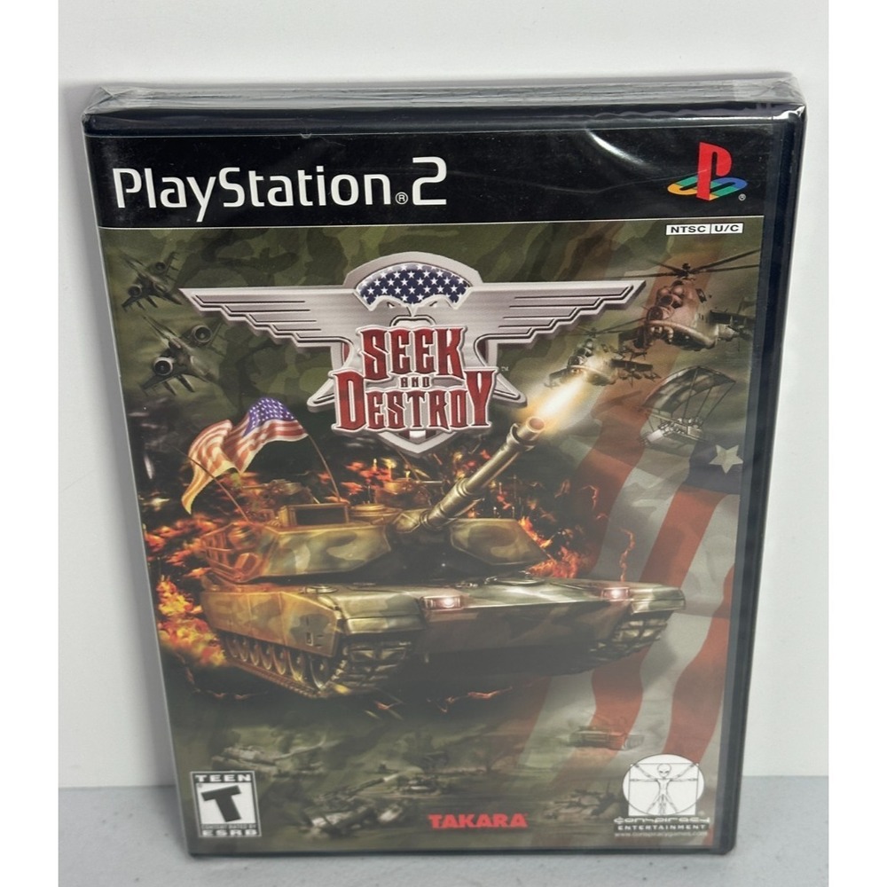 Seek And Destroy Sony Playstation 2 New Sealed PS2